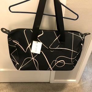 MALI + LILI  ABSTRACT PRINT WEEKENDER BAG